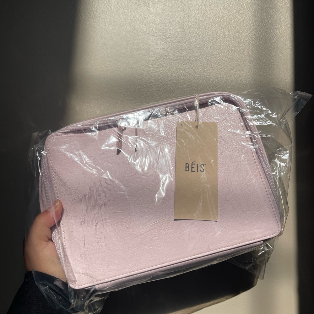 BEIS Sakura Pink Cosmetic Case